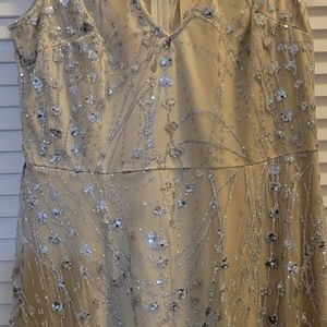 SFC Long Glittering Gown, Size Large, NEW WITH TAGS